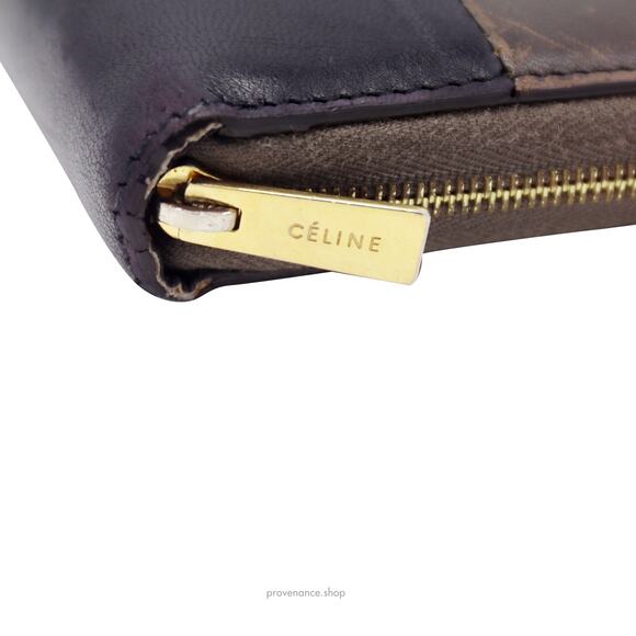 🔴 Celine Multifunction Zip Wallet - Grey/Black - Picture 6 of 9